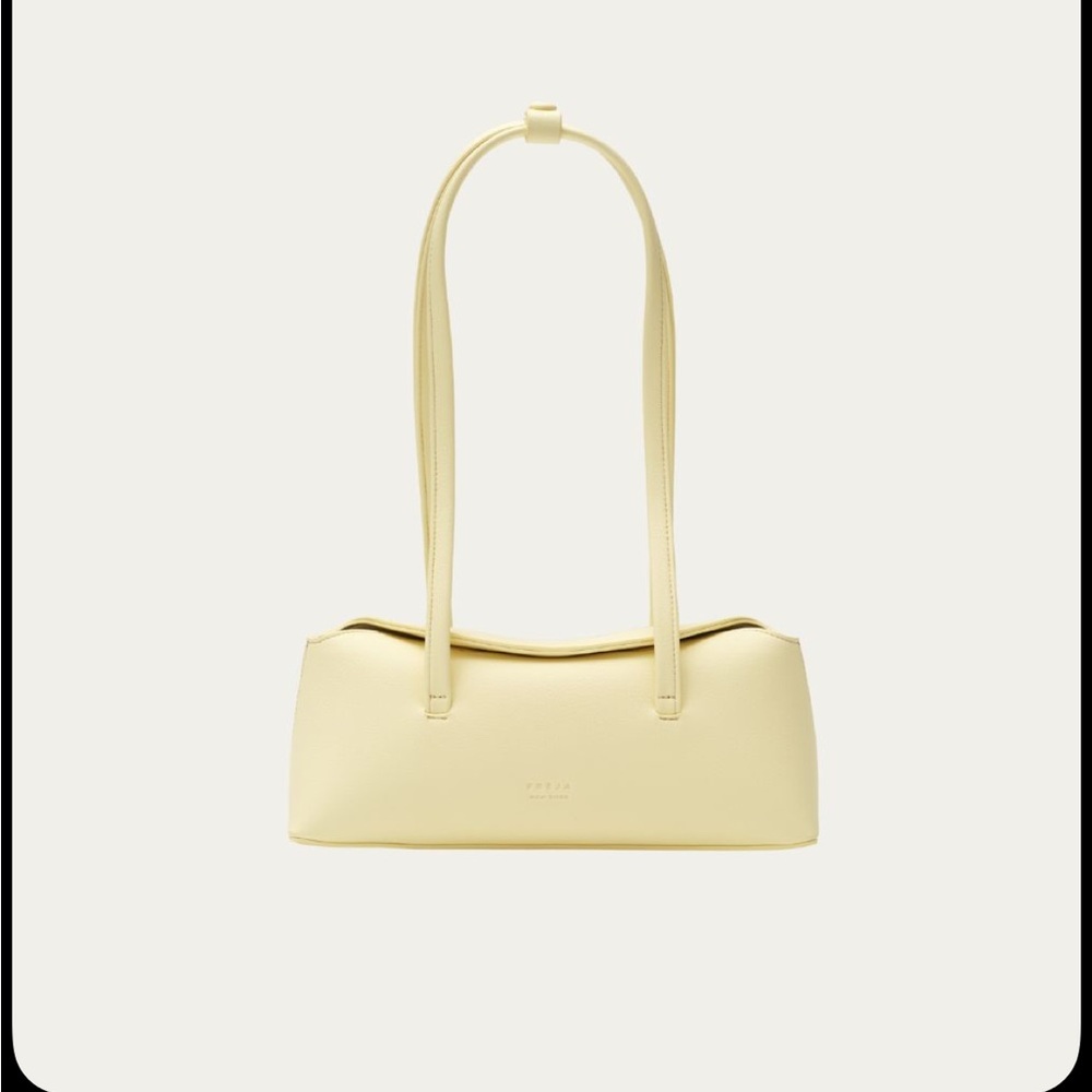 Freja NYC mini chrystie in butter yellow bag